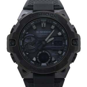 CASIO G-SHOCK GSTEEL GSTB400 Series GSTB400BB1AJF Black Resin/Stainless Steel...